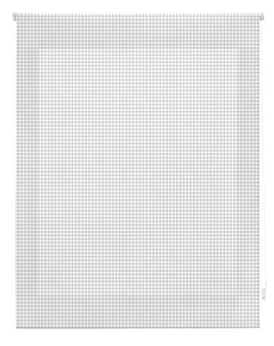 blindecor Vichy Rollo, Stoff, Grau, 140 x 180 cm von Blindecor