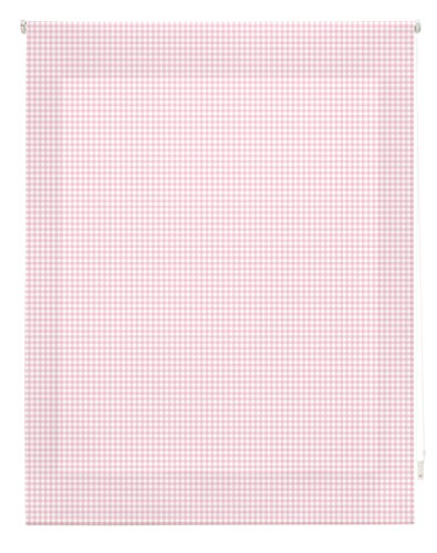 blindecor Vichy Rollo, Stoff, Pink, 110 x 180 cm von Blindecor