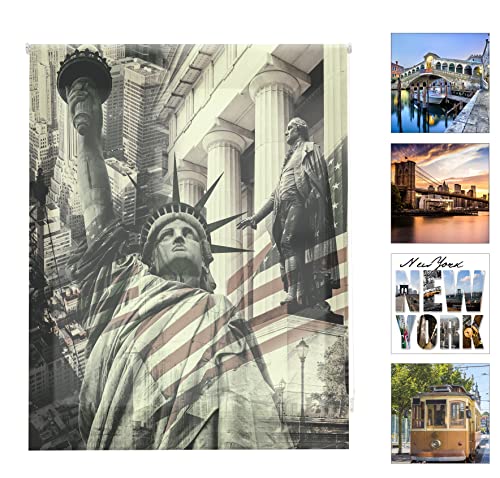 blindecor Roller Digital – Rollo Digital Design, durchscheinend, Design Statue Freiheit 130 x 180 cm bunt blindecor Roller Digital – Rollo Digital Design, durchscheinend, Design Statue Freiheit 130 x 180 cm bunt von Blindecor