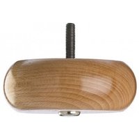 Massivholz Gedreht Ersatzbeine Möbel Brötchen Füße 40mm Hochstühle Hocker Sofabetten Settee Schränke M8 | 8mm 4Er Set in Naturbelassener Verarbeitung von Blindrepairsonline