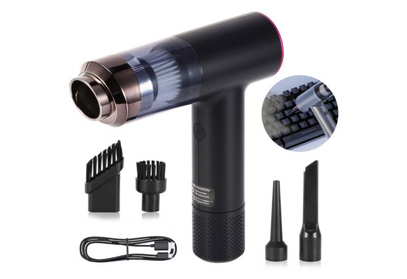 BlingBin Akku-Handstaubsauger 11000PA kabelloser Handstaubsauger Akku mit USB-C Schnellladung, 120 W, beutellos, Auto Staubsauger Stark Waschbar mit HEPA-Filter von BlingBin
