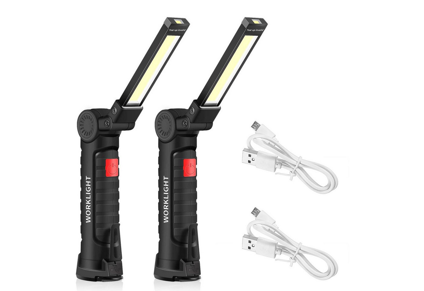 BlingBin Arbeitsleuchte LED Werkstattleuchte, Taschenlampe Handlampe mit Magnet und Haken, 5 Beleuchtungsmodi, LED fest integriert, Tageslichtweiß, Magnetische Taschenlampe für Notfälle, Autoreparaturen BlingBin Arbeitsleuchte LED Werkstattleuchte, Taschenlampe Handlampe mit Magnet und Haken, 5 Beleuchtungsmodi, LED fest integriert, Tageslichtweiß, Magnetische Taschenlampe für Notfälle, Autoreparaturen von BlingBin