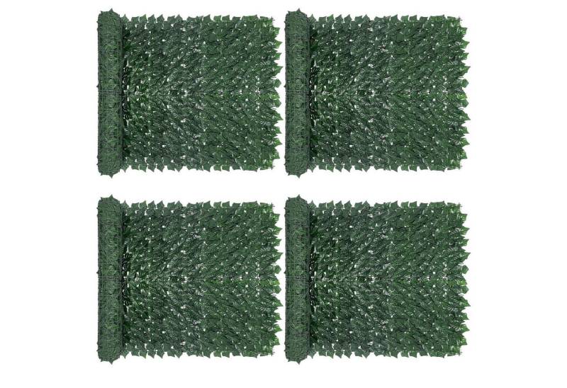 BlingBin Balkonsichtschutz Künstliche Efeu Garten Sichtschutz Hecken Zaun (4er Set, 4-St., 4 Stück) Plastikpflanzen Deko für Balkon Gartenhecken Zuhause Grün 1m x 3m von BlingBin