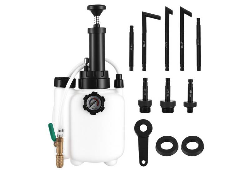 BlingBin Bremsscheiben-Richtwerkzeug 3L Getriebeflüssigkeitspumpe Getriebeölpumpe Absauger manuelle Ölpumpe, Ölfüllfüllsystem, Werkzeug mit 8 Adaptern Flüssigkeitstransferpumpe BlingBin Bremsscheiben-Richtwerkzeug 3L Getriebeflüssigkeitspumpe Getriebeölpumpe Absauger manuelle Ölpumpe, Ölfüllfüllsystem, Werkzeug mit 8 Adaptern Flüssigkeitstransferpumpe von BlingBin