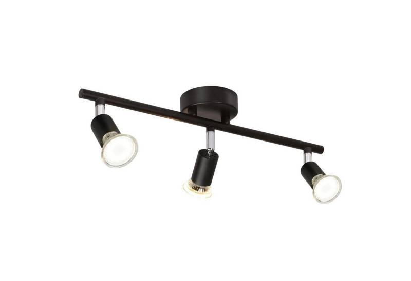 BlingBin Deckenstrahler 3/4 Flammig Deckenleuchte Deckenspots Schwenkbar GU10 330° Drehbar, Wandstrahler, ohne Leuchtmittel, ohne GU10 Leuchtmittel, Modern Metall Spot Decke Wohnzimmer Schlafzimmer Flur von BlingBin