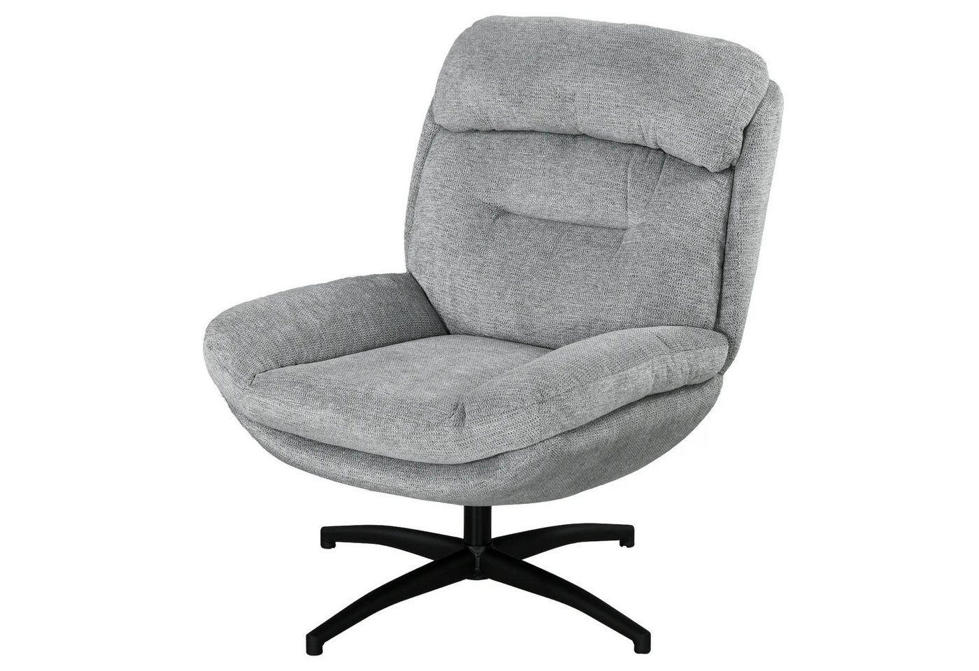 BlingBin Drehsessel Sessel Loungesessel mit Breiter Sitzfläche, Integrierter Armlehne (1 Stück, 1-St., 79cm x 91cm x 98cm), Gepolstert Relaxsessel mit Wasserabweisend Chenille-Optik von BlingBin