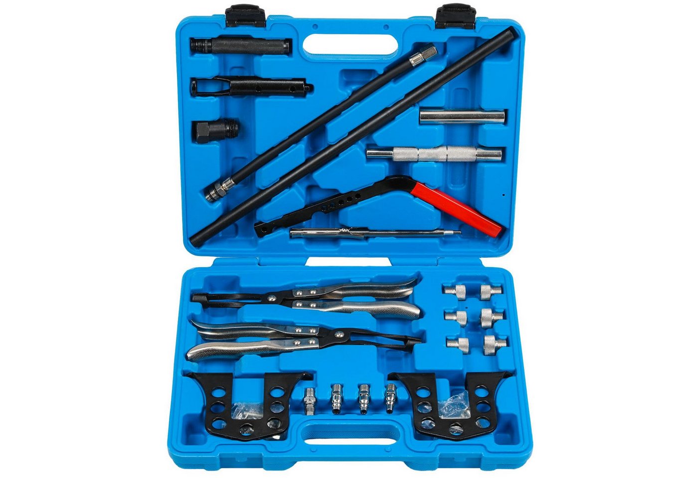 BlingBin Druckluftschlauch Druckluft Ventilfederspanner, Ventilschaftdichtung Montage Werkzeug, für 8, 16 und 24 Ventilen, 25 tlg von BlingBin