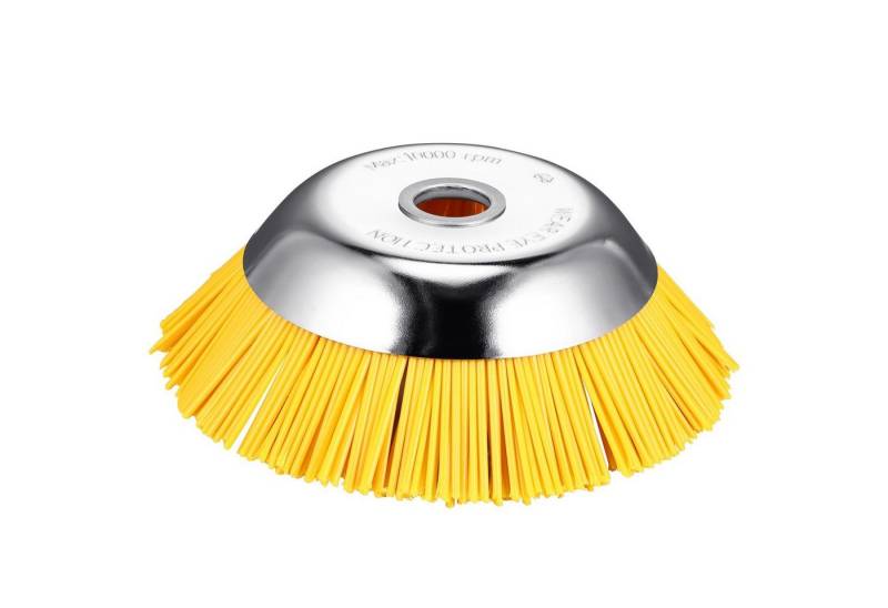 BlingBin Ersatzbürste Unkrautbürste Nylonbürste, 200mm x 25mm Nylon UnkrautbüRstenkopf, Motorsensen, (1er Set, 1-tlg., 1 Stück), Nylon Rasenmäher Bürste Wildkrautbürste für Rost-Und Moosentfernung von BlingBin