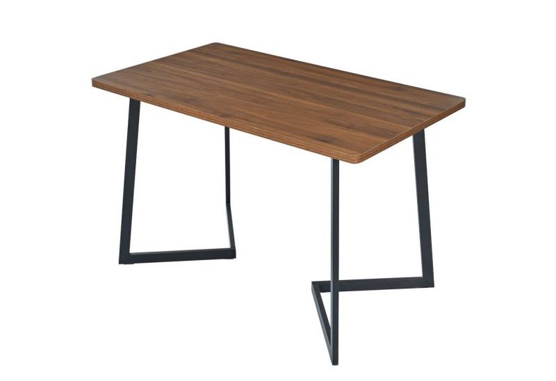 BlingBin Esstisch Moderner Marmormuster Küchentisch (1-St., 117x68cm, mit Metallbeinen), für Esszimmer Wohnzimmer von BlingBin