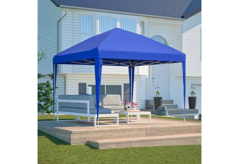 BlingBin Faltpavillon Pop-up Pavillon höhenverstellbar mit 4 Sandsäcke & Tragetasche, (1er Set, 3 x 3 M), Gartenpavillon Partyzelt Faltzelt 3x3 höhenverstellbar Bierzelt von BlingBin