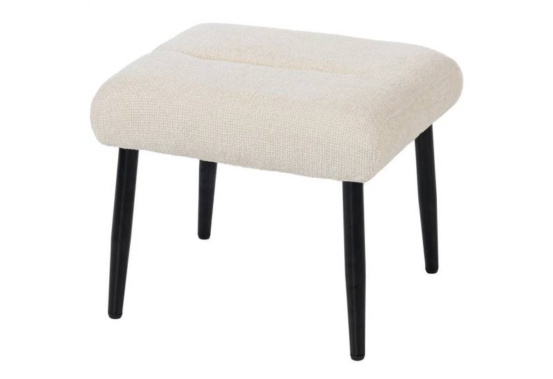 BlingBin Fußhocker Sitzhocker Hocker mit weichem Sitzkissen Ottoman Polsterhocker (1 Stück, 1 St., 45cm x 41cm x 38cm), Stahlbeinen Fußhocker mit Chenille-Stoff für Wohnzimmer von BlingBin