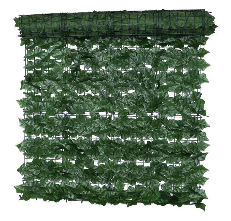 BlingBin Kunsthecken-Sichtschutz Garten-Sichtschutz, Künstlicher Efeu-Sichtschutz, Efeuzäune, (1er Set, 1-St., Mit 20 Stück Krawatten), 1X3M Heckenzaun für die Dekoration des Gartens von BlingBin