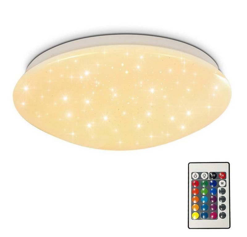 BlingBin LED Deckenleuchte 36W Deckenlampe Dimmbar, LED fest integriert, RGB, Musik Deckenleuchte mit Bluetooth Lautsprecher App Fernbedienung von BlingBin