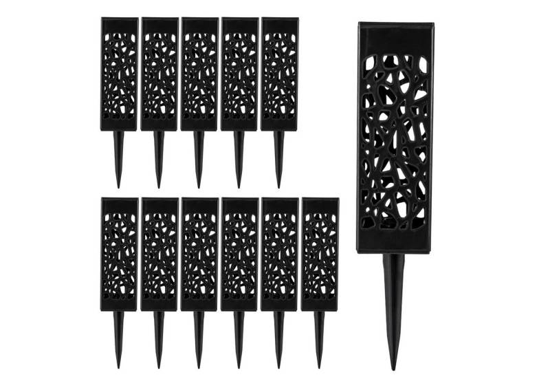 BlingBin LED Gartenleuchte LED Solarleuchte für den Außenbereich, Solarlampen Solar-Außenleuchte, Außenbeleuchtung Wasserdicht Rasenlampe, LED fest integriert, warmes Licht, Solar Gartenbeleuchtung Wegebeleuchtung Balkon Terrasse Rasen Deko von BlingBin