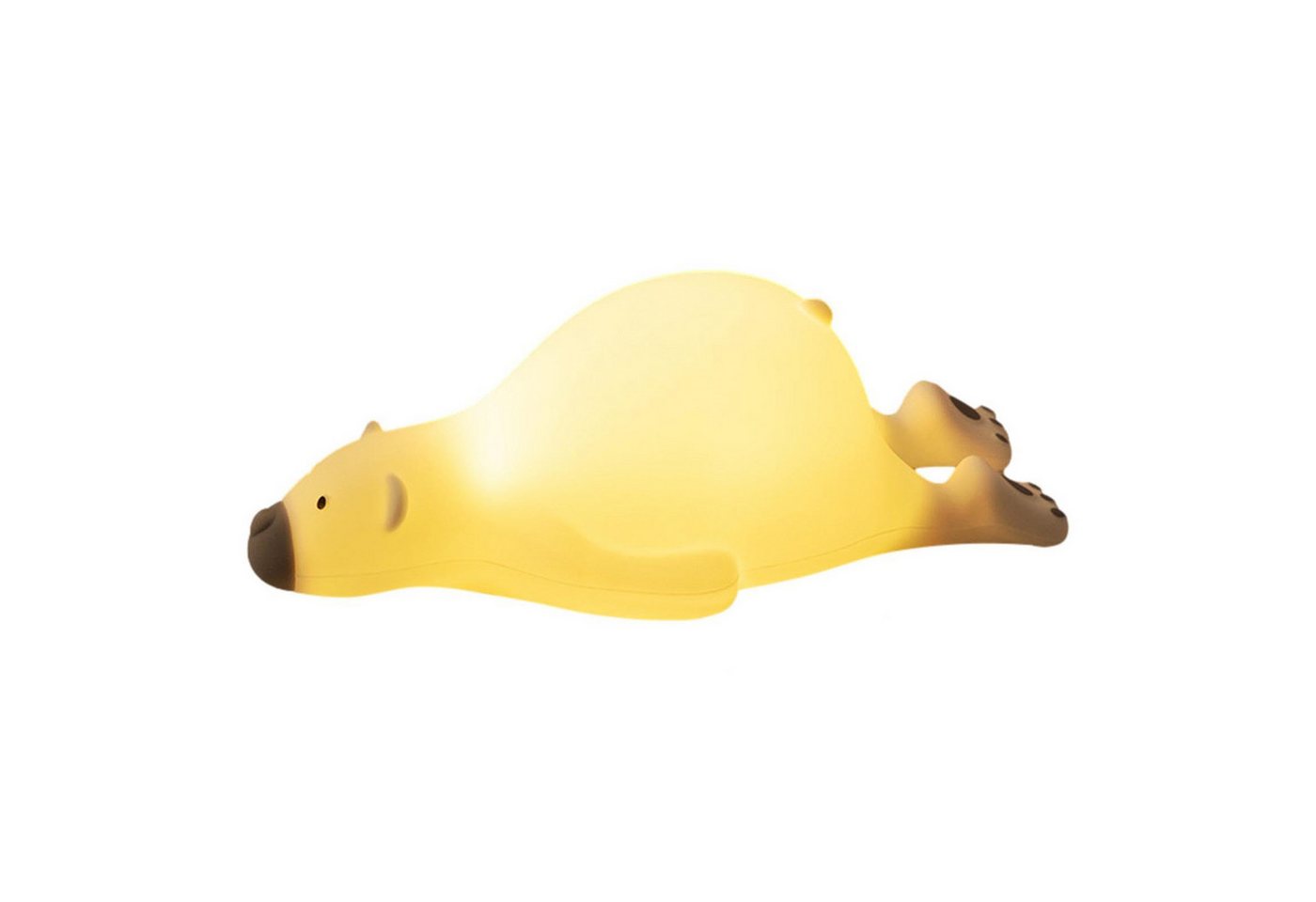 BlingBin LED Nachtlicht Lazy Bär Nachtlicht, Kinderzimmer Deko Schlaflichter, Nachttischlampe, 3 Lichtmodi Nachtlicht Baby, LED fest integriert, warmes licht, USB Lade Nachttischlampe mit 30-Minuten-Timer und Touch-Steuerung von BlingBin