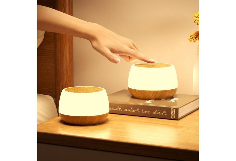 BlingBin LED Nachttischlampe Tischlampe Touch Dimmbar mit 20W Ladefunktion 8 Farben, 20W Ladefunktion, LED fest integriert, warmes Weiß, RGB, Nachtlicht Baby Stilllicht mit Timing Funktion BlingBin LED Nachttischlampe Tischlampe Touch Dimmbar mit 20W Ladefunktion 8 Farben, 20W Ladefunktion, LED fest integriert, warmes Weiß, RGB, Nachtlicht Baby Stilllicht mit Timing Funktion von BlingBin