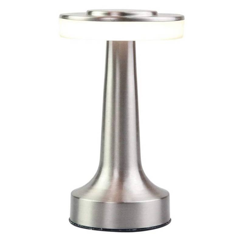 BlingBin LED Nachttischlampe Touch Dimmbar LED Tischlampe Kabellos, USB Aufladbar Tischleuchte, Wasserdicht Akku Tischlampen, LED fest integriert, Warmes Licht, Warmweißes Licht, Weißes Licht, mit 3 Farbwechsel für Innen Außen Garten Camping Restaurant Bar Deko von BlingBin