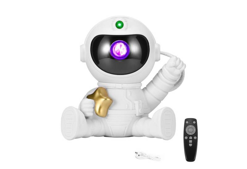 BlingBin LED-Sternenhimmel LED Astronaut Sternenhimmel Projektor, Galaxy Light mit Fernbedienung, Fernbedienung, LED fest integriert, Farbwechsler, Nachtlicht Projektor,Geschenk für Kinder Erwachsene von BlingBin