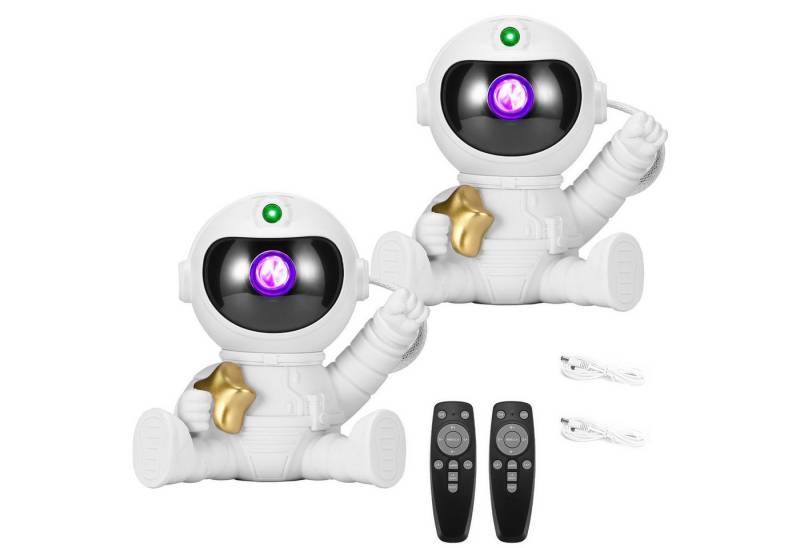 BlingBin LED-Sternenhimmel LED Astronaut Sternenhimmel Projektor, Galaxy Light mit Fernbedienung, Fernbedienung, LED fest integriert, Farbwechsler, Nachtlicht Projektor,Geschenk für Kinder Erwachsene von BlingBin