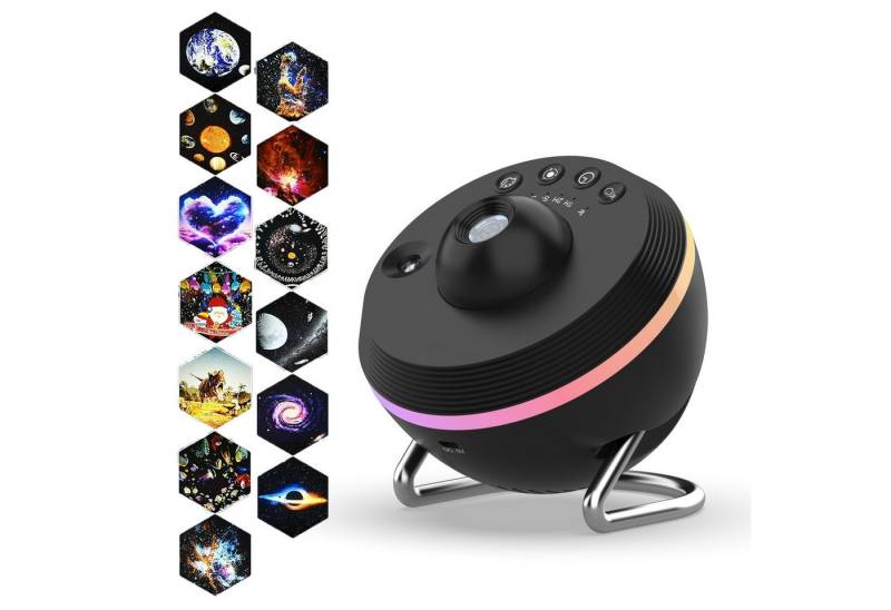 BlingBin LED-Sternenhimmel Projektor, Projektion Galaxy Sternenlicht Nachtlicht Lampe, Meteor Star Projektor Galaxy Light mit buntem Nachtlicht Timing, LED fest integriert, Farbwechsler, 13-in-1 Planet Galaxy Projector mit 6 Farbe Nachtlicht für Entspannung BlingBin LED-Sternenhimmel Projektor, Projektion Galaxy Sternenlicht Nachtlicht Lampe, Meteor Star Projektor Galaxy Light mit buntem Nachtlicht Timing, LED fest integriert, Farbwechsler, 13-in-1 Planet Galaxy Projector mit 6 Farbe Nachtlicht für Entspannung von BlingBin