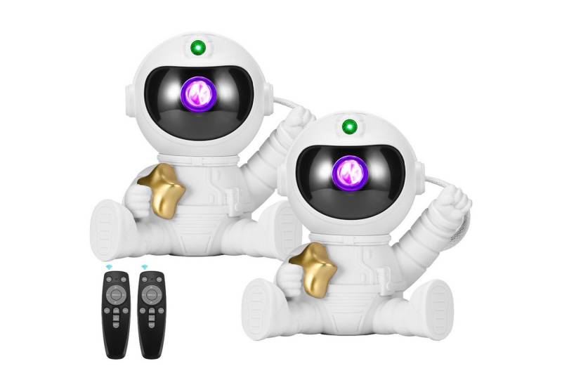 BlingBin LED-Sternenhimmel Projektor Astronaut - LED Galaxy Light Nachtlicht mit Fernbedienung, mit Fernbedienung (10-Meter-Infrarot-Fernbedienung), LED fest integriert, RGB bunt, Schlafzimmer Decken Sternlichtprojektor,Geschenk für Kinder Erwachsene von BlingBin