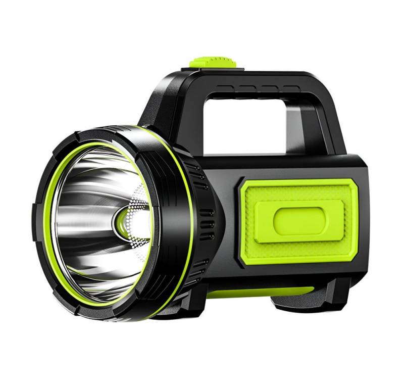 BlingBin LED Taschenlampe Superheller LED Handscheinwerfer Outdoor Campingleuchte, Handleuchte (1er Set, 1-St., 1er Set), USB Wiederaufladbare Handlampe Camping Laterne Suchscheinwerfer von BlingBin