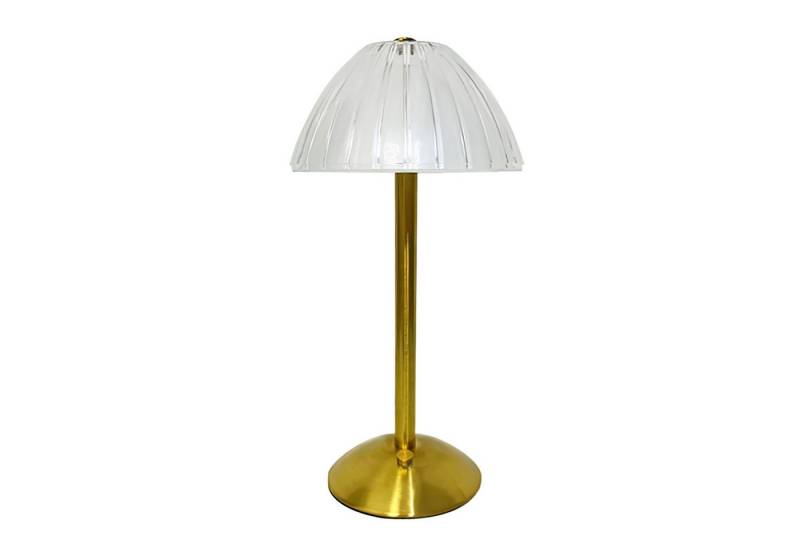 BlingBin LED Tischleuchte Kabellos Tischlampe mit Touch Dimmbar, Retro Nachttischlampe, 3-farbiges stufenloses Dimme, LED fest integriert, weißes Licht, neutrales Licht, warmes Licht, USB wiederaufladbare Stehtischlampe Design aus Metall und Holz von BlingBin