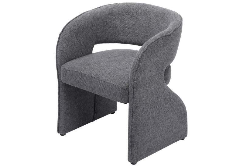 BlingBin Ohrensessel Neuheit Sessel, Polsterstuhl, Sofasessel, Grauer (1er Set, 1-St., gepolsterter Sessel 59x61x75 cm), Einzelsitz, Einzelsofa klein, Wannenstuhl,Tragfähigkeit 150 kg,Stoff von BlingBin