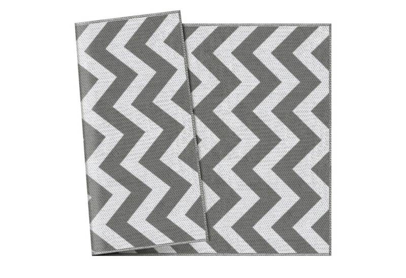 BlingBin Outdoorteppich Outdoor-Teppich, wasserdichter Kunststoffteppich, Rechteckig, Höhe: 3 mm, Beidseitiges Design, geeignet für Terrassen, Balkone und Campingplätze von BlingBin