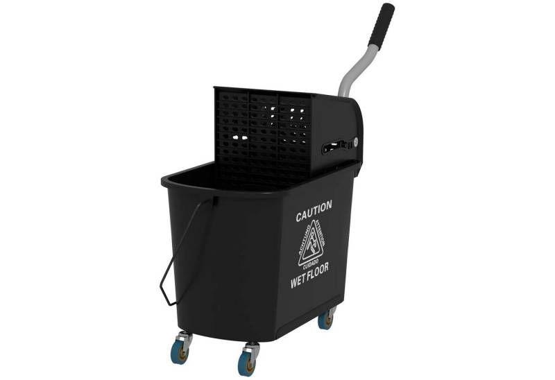 BlingBin Putzeimer Putzwagen Fahreimer Putzeimer 20 Liter Wischwagen, (1 er set, 1-tlg., 60cm x 27cm x 70,5cm), 2-in-1 Design mit Rollen für Haushalt & Gewerbe von BlingBin