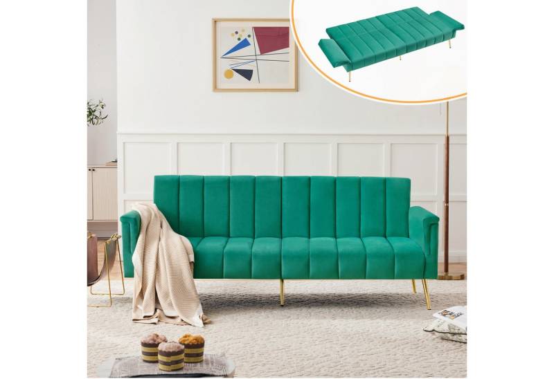 BlingBin Schlafsofa Mit Bettfunktion, Klappsofa, 1er set 1 Teile, 3-in-1-Design, für Schlafzimmer, Wohnzimmer, Büro usw von BlingBin
