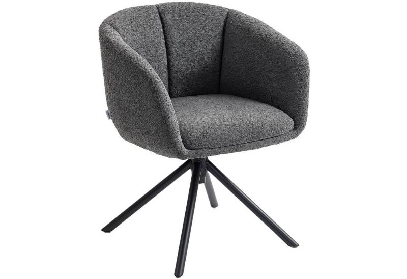 BlingBin Sessel Wohnzimmer Loungesessel Relaxsessel mit Metallbeine Lesesessel (1er set, 1-St., 59cm x 58,5cm x 78,5cm), mit Leinenoptik, Polstersessel für Schlafzimmer von BlingBin