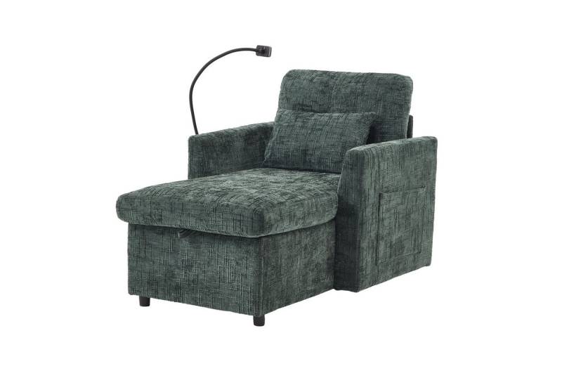 BlingBin Sofa Einzelsofa Freizeitstuhl Freizeit-Sofa, 125 x 84,5 x 87 cm 1 Teile, Einzelner Freizeitstuhl für Wohnzimmer Schlafzimmer kleiner Haushalt von BlingBin
