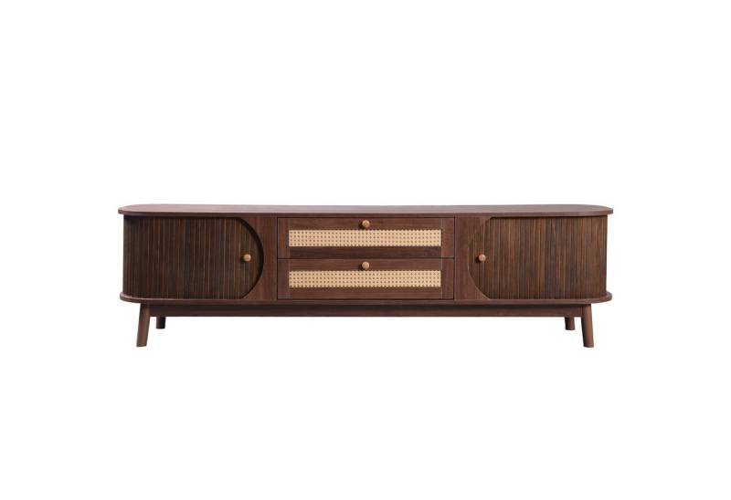 BlingBin TV-Schrank Rattan-TV-Boards Breite 170CM (1-St) Mit zwei Türen und zwei Schubladen von BlingBin