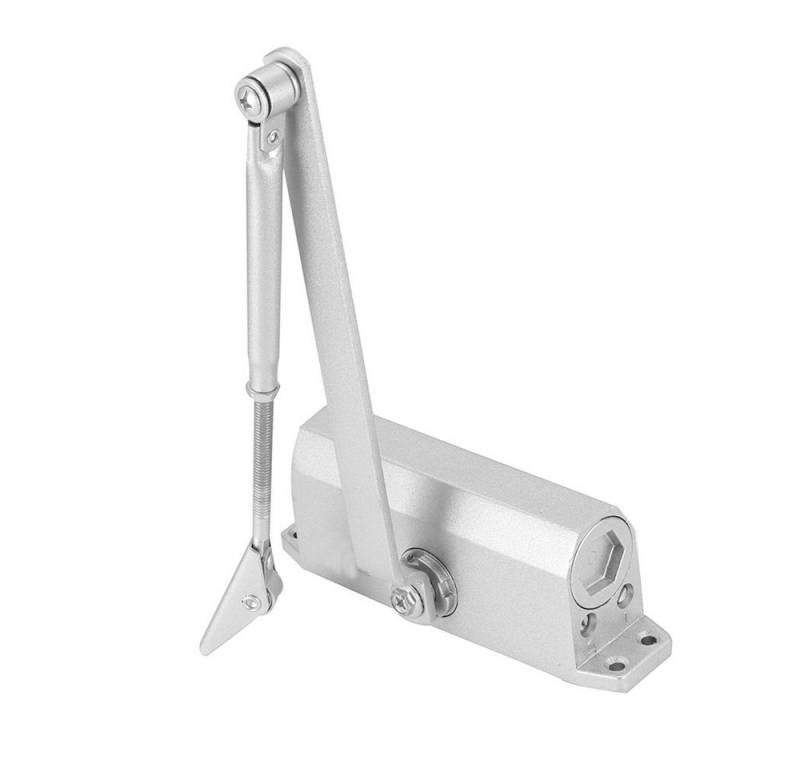BlingBin Türschließer Automatischer Einstellbarer Verstellbarer Hydraulischer Türschließer, 1 Stück, mit Verbindungsstange, (1er Set, 1-tlg., 1x Türschließer), Automatischem Puffer,für Gewerbliche und Private Zuhause 40-65 kg Tür von BlingBin