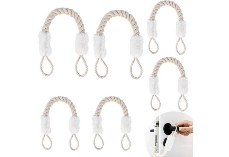 BlingBin Türstopper 6 Stück Türkordel Klemmschutz, Türstopper Klinke Baumwolle (6 Stück, 6 St., 60 cm), Multifunktion Türschnüre für Türen, Türkordeln Türstopper von BlingBin