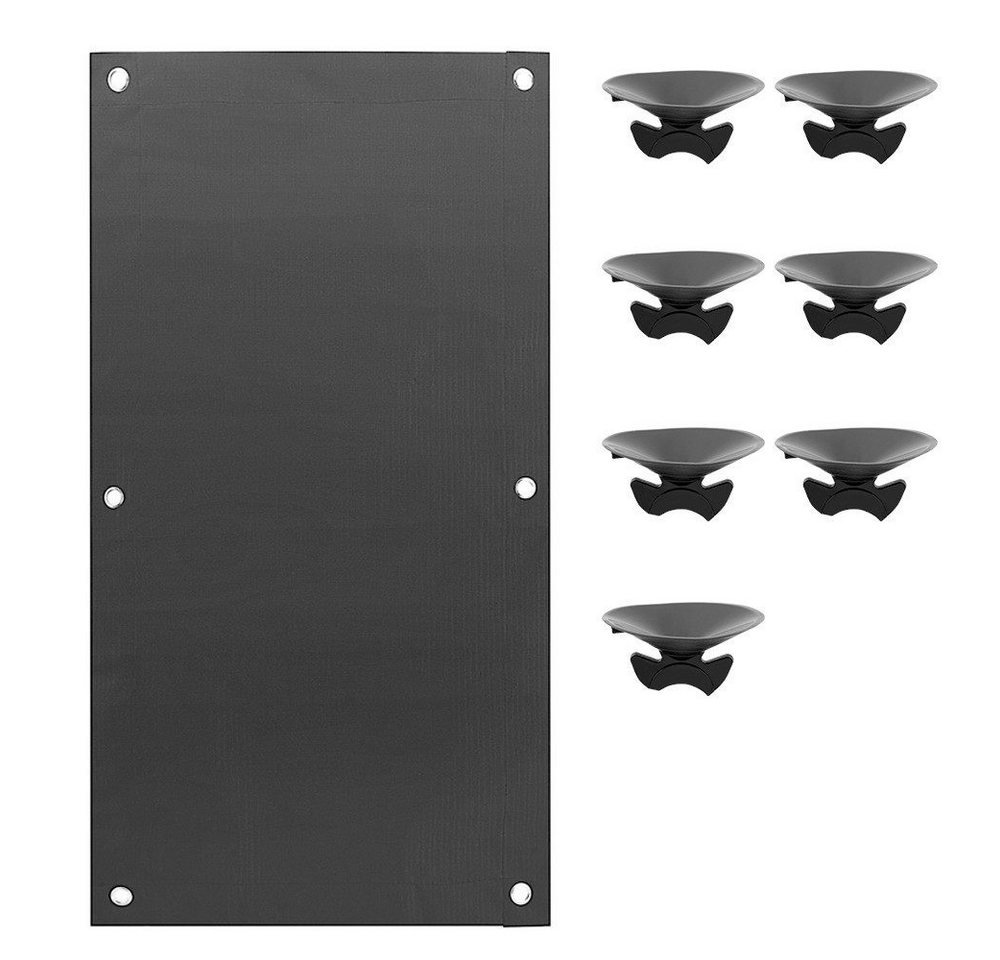 BlingBin Verdunkelungsvorhang Ohne Bohren Verdunkelungsvorhang Dachfenster Verdunkelung Rollo, 4-Punkt-Aufhängung (1 St), blickdicht, Verdunkelung Rollo Tragbar mit Saugnäpfen für Schlafzimmer Reisen von BlingBin