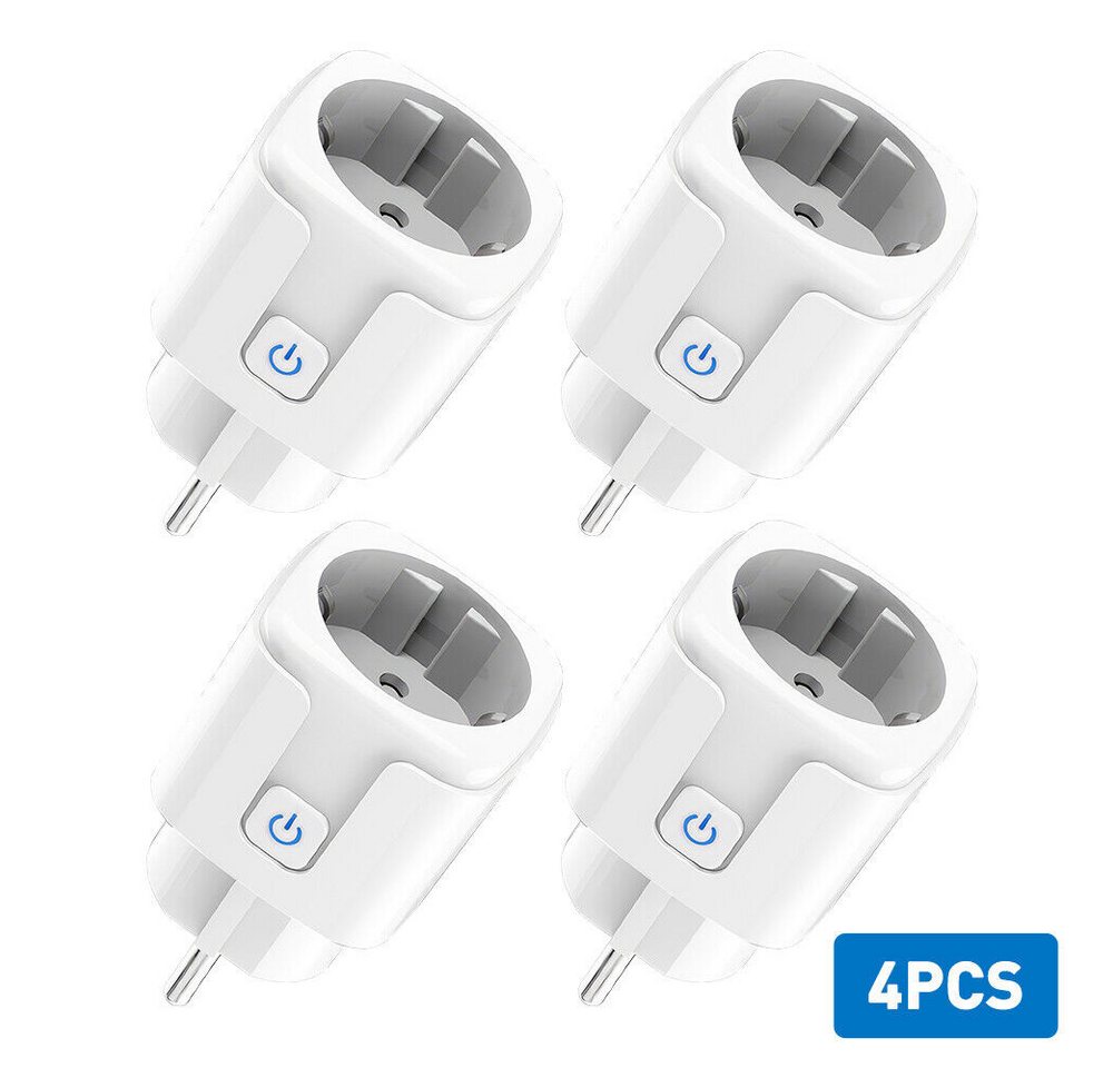BlingBin WLAN-Steckdose Alexa Intelligente Steckdose 16A 3680W 2.4G WiFi Steckdose Kompatibel, max. 3680,00 W, 4pcs/Set, 4-St., 4 Stück, Alexa Steckdose Misst Den Stromverbrauch mit Sprachsteuerung und Timer BlingBin WLAN-Steckdose Alexa Intelligente Steckdose 16A 3680W 2.4G WiFi Steckdose Kompatibel, max. 3680,00 W, 4pcs/Set, 4-St., 4 Stück, Alexa Steckdose Misst Den Stromverbrauch mit Sprachsteuerung und Timer von BlingBin