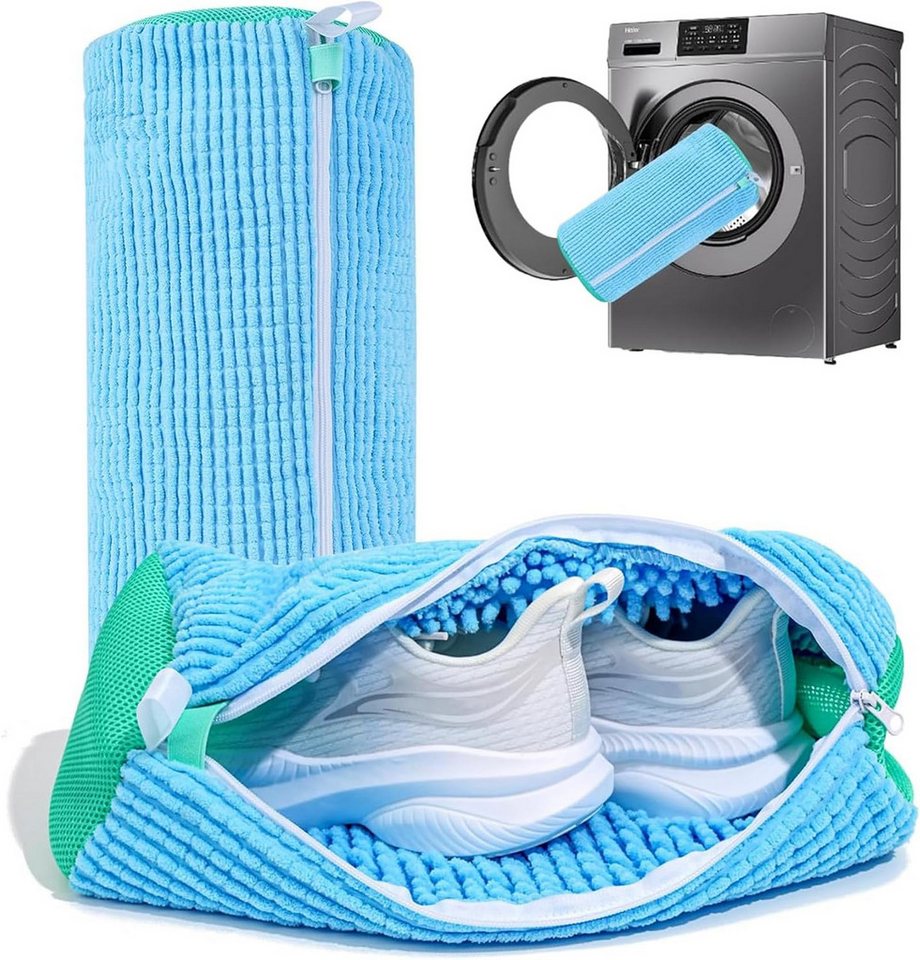 BlingBin Wäschesack 2er Pack Schuhwaschbeutel für Schuhe Waschbeutel (2 Stück, 2 St., 39 × 19 cm), Maschinenwaschbar ohne Formverlust, wiederverwendbar von BlingBin