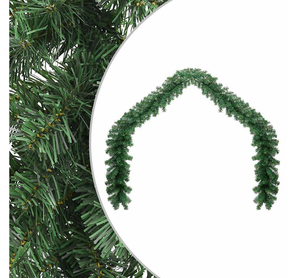 Winterliche Kunstpflanze 10 m Weihnachtsgirlande aus PVC, Tannengirlande GrünWeihnachtsdeko Zeder, BlingBin, Geeignet für dekorative Geländer, Decken, Kamine und sogar Fenster von BlingBin
