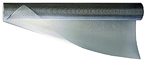 Blinky 73206 Leinwand Insektenschutz Faser Hartschale, 18 x 16, 30 mt, 60 cm, grau von Blinky