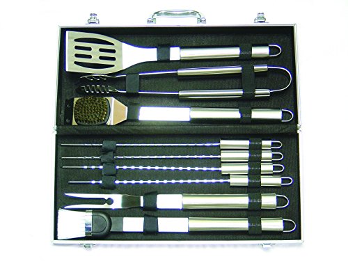 Blinky 78935 – 20 Grillzubehör-10 zudem für Grill, Edelstahl von Blinky