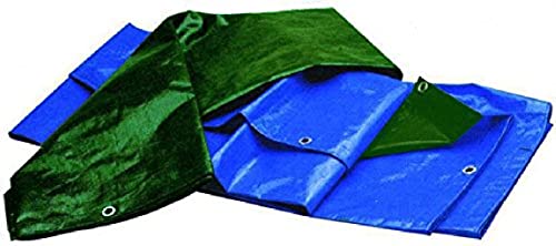 Blinky 79850 – 20 Heavy Snatch Markisen, 3 x 4 m, Blau/Grün von Blinky