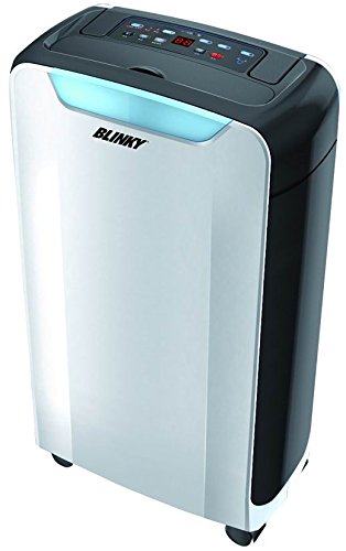 Tragbarer Luftentfeuchter Slim 10 Liter für Räume 25 qm 27,5 x 17,5 x 49 H -210 W von Blinky