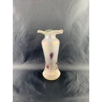 Irisierende Glasvase - Poschinger Fleur Muster Im Jugendstil von Bliss100