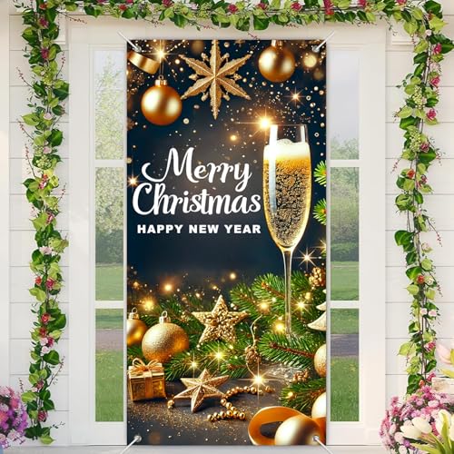 BlissYard Frohe Weihnachten Türabdeckung Happy New Year Holiday Celebration Dekoration 89,9 x 180,9 cm Türbanner Polyester Hintergrund Festlich Indoor Outdoor Wanddekoration Home Party Supplies BlissYard Frohe Weihnachten Türabdeckung Happy New Year Holiday Celebration Dekoration 89,9 x 180,9 cm Türbanner Polyester Hintergrund Festlich Indoor Outdoor Wanddekoration Home Party Supplies von BlissYard