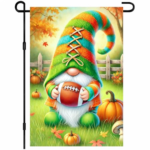 BlissYard Herbst-Gartenflagge, Herbst-Zwerg-Flagge, hält Rugby-Kürbisse, Ahornblätter, Outdoor-Dekoration, 30,5 x 45,7 cm, doppelseitiges Banner für Veranda, Rasen, Terrasse, saisonale Heimdekoration BlissYard Herbst-Gartenflagge, Herbst-Zwerg-Flagge, hält Rugby-Kürbisse, Ahornblätter, Outdoor-Dekoration, 30,5 x 45,7 cm, doppelseitiges Banner für Veranda, Rasen, Terrasse, saisonale Heimdekoration von BlissYard