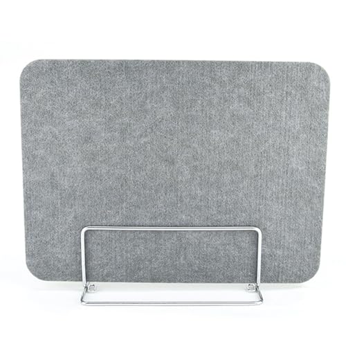 Akustik Trenn-Wand für Schreibtisch Filz Freistehender akustischer Schreibtischteiler Reduzieren Sie Lärm und visuelle Ablenkungen mit Clips,Schalldämmender Sichtschutz Freistehend für Lernbüro von Blissbuilt