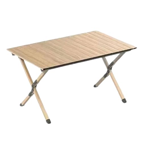 Blissbuilt Ausklappbarer Eierrollen-Campingtisch,Roll Up Camping Tisch Carbonstahl,Klappbarer Multifunktionstisch,Outdoor Tisch Ultraleicht Tragbarer mit Tasche,für BBQ,Picknick,Outdoor von Blissbuilt
