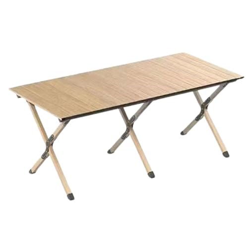 Blissbuilt Ausklappbarer Eierrollen-Campingtisch,Roll Up Camping Tisch Carbonstahl,Klappbarer Multifunktionstisch,Outdoor Tisch Ultraleicht Tragbarer mit Tasche,für BBQ,Picknick,Outdoor von Blissbuilt